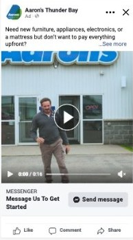 Messenger Conversation Ad