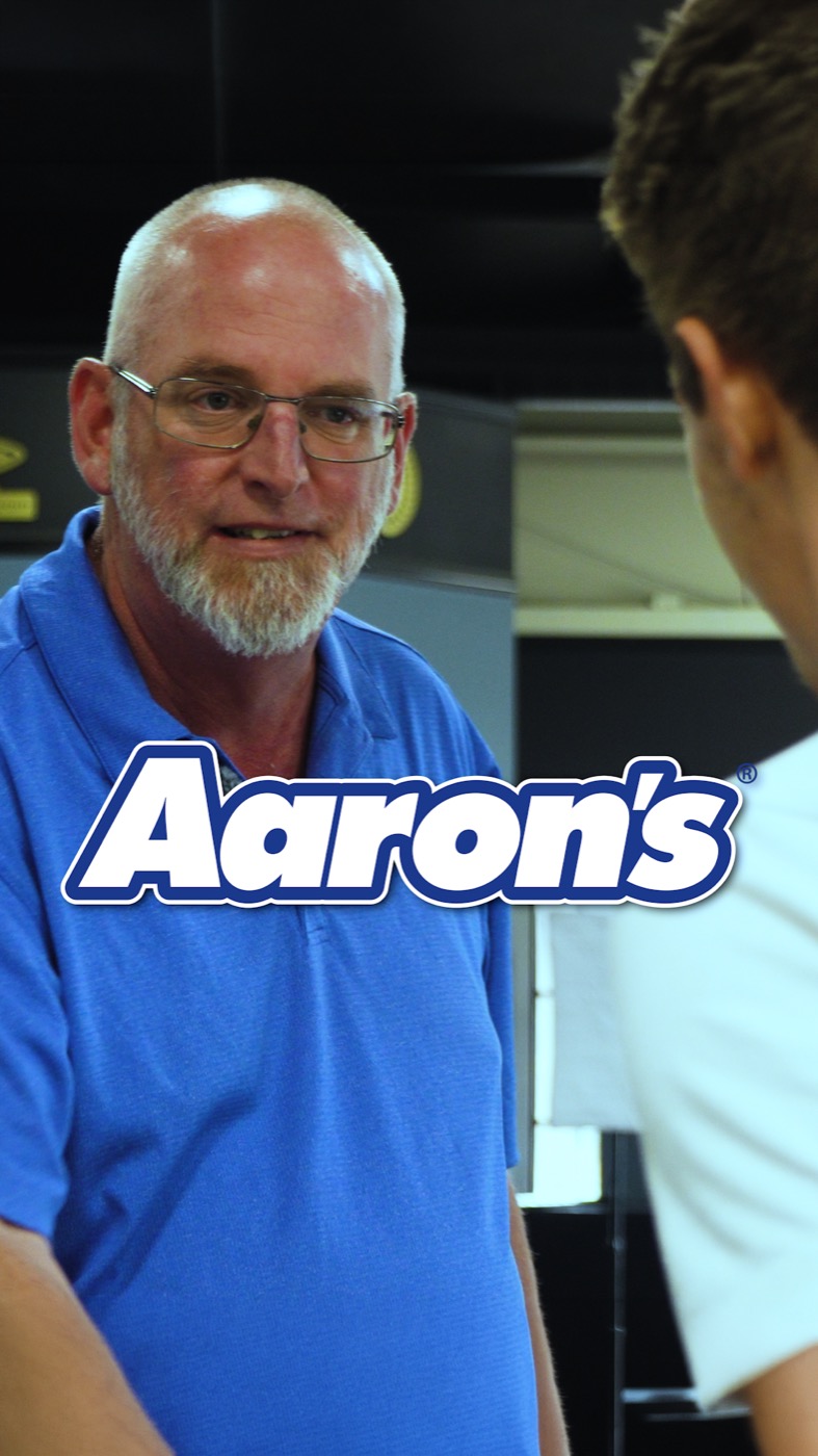 Retail campaign graphics — Aarons Furniture